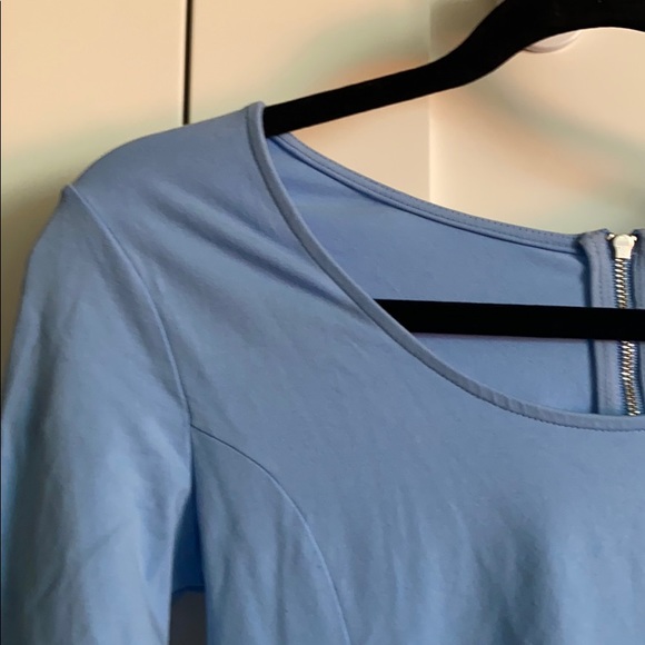 ARITZIA Talula Blue 3/4 Sleeve Dress - Picture 4 of 6